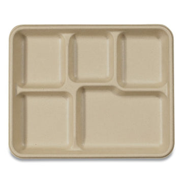 World Centric® Fiber Trays, Pla Lined, Pfas Free, 1-compartment, 9.1 X 7.1 X 0.7, Natural, 500-carton freeshipping - TVN Wholesale